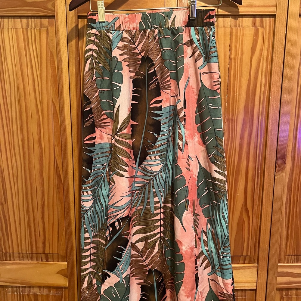 Tropical maxi skirt